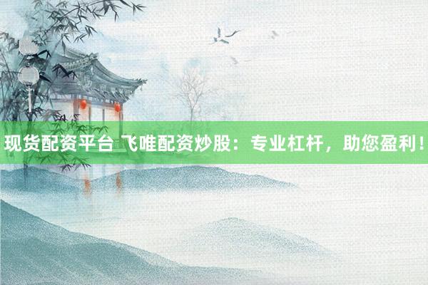 现货配资平台 飞唯配资炒股：专业杠杆，助您盈利！